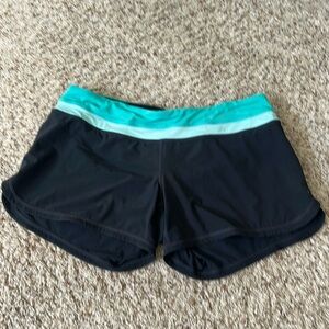 Ladies Black lululemon shorts size 10